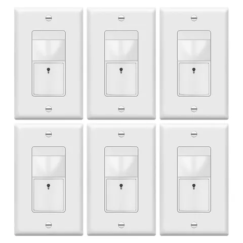 TOPGREENER PIR Motion Sensor Light Switch, Occupancy & Vacancy Motion Sensor Swi