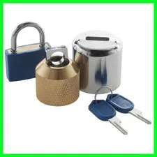 Hose Bibb Lock with Padlock Fits for 3/4" Faucet Or Hose Spigot