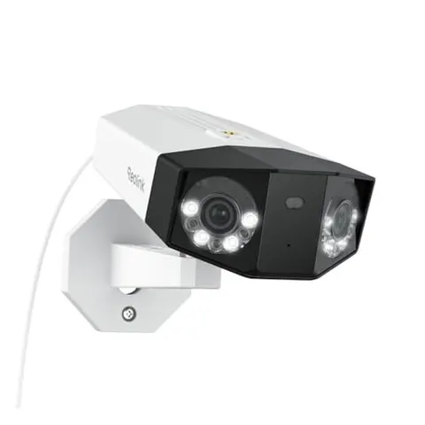 Duo 3 PoE 16MP UHD Dual-Lens PoE Security Camera with 180° Panoramic View,