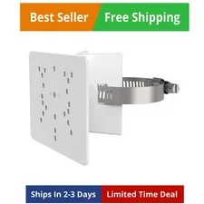 Camera Pole Mount Compatible with AOSU SolarCam D1 Series, White