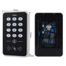 Standalone Access Control Keypad 125KHz Controller Card Reader 10pcs Keyfobs Lot