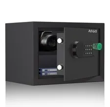 AEGIS Small Safe Box with Programmable Digital Keypad, Money Safe Lock Box fo...