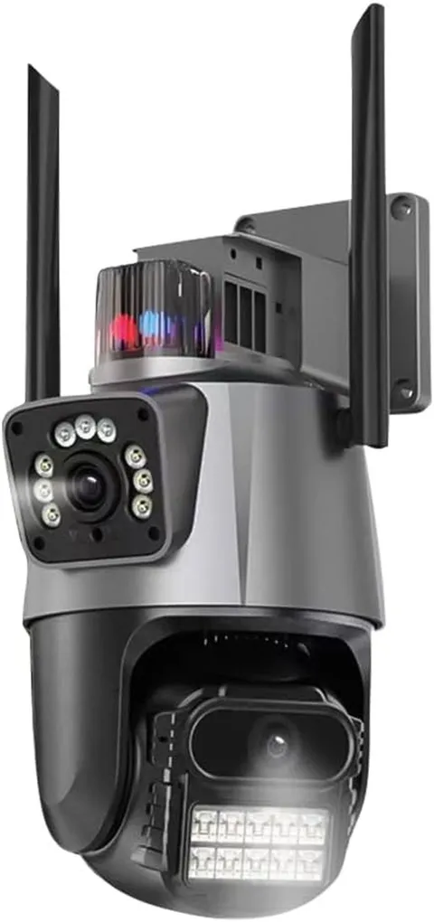 2MP+2MP Wireless Monitor Camera Dual-Lens Wall Mount Smart Wifi Camera Waterproo