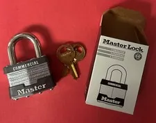 Master Lock No. 1 Commercial Padlock w/2 Keys