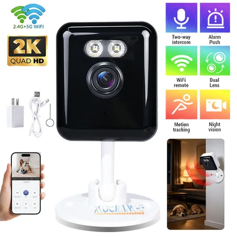 HD 3MP WiFi Security Camera System Indoor Two-way Audio 2.4G/5G Real Time View