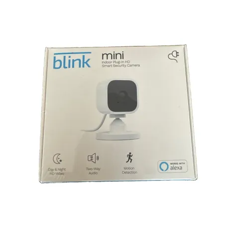 Blink Mini Indoor Plug-In Live HD Smart Security Camera (New in Box)