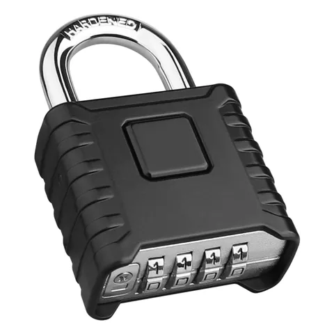 High Security Padlock,Outdoor Combination Lock,For Home Garden, Black