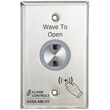 Alarm Controls Nts-1 Exit Motion Sensor, Single Gang, Silver
