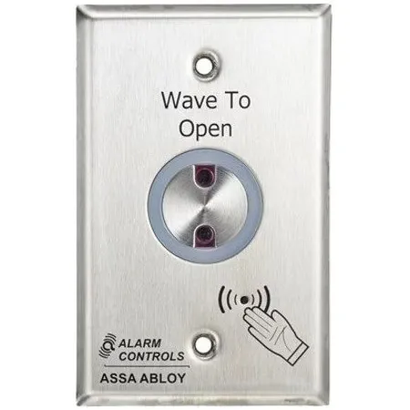 Alarm Controls Nts-1 Exit Motion Sensor, Single Gang, Silver