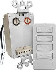 4-Button Keypad plus Transmitter Base Kit (XPT4-W-NS)