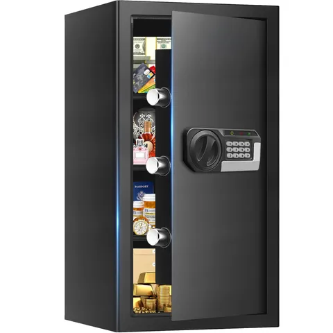 6.2 Cuft Large Home Safes Water and Fireproof with Digital Keypad & Key Lock,...
