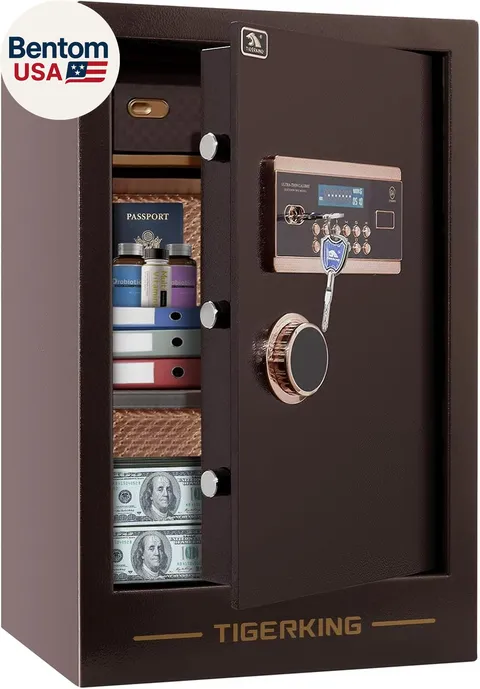 3.47 Cuft Large Heavy Duty Safe Box, Digital Security Home Safe with Combination