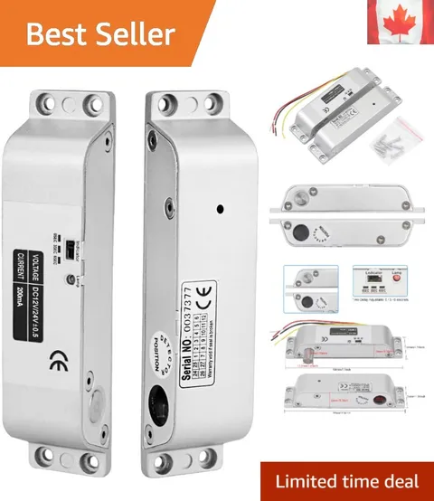 Modern LIBO Electric Drop Bolt Lock with Smart Home App Control & Time Delay