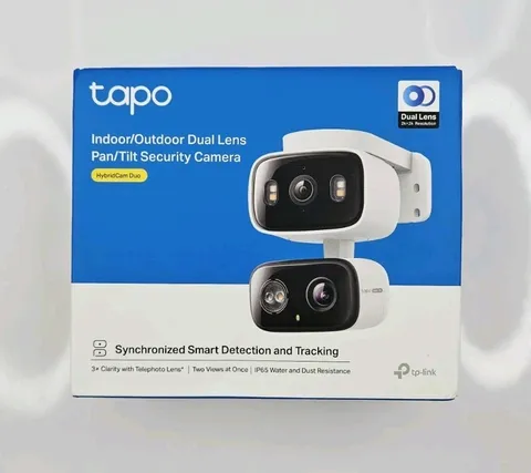 Tapo C246D 2K Dual Lens Pan Tilt Security Camera Wide Angle Zoom WiFi