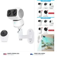 wochel Security Camera Mount for eufy Indoor Cam S350, Adjustable Baby Monito...