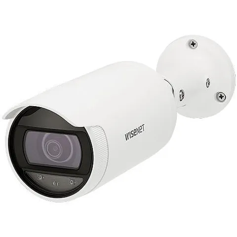 Hanwha ANO-L7022R A-Series 4MP Bullet IP Camera, 4mm Lens, White