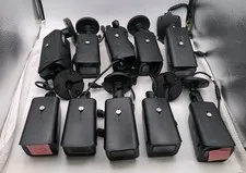 Lot Of 11 Broken Lorex LNB9282C 4K IP Black Security Camera PARTS/REPAIR
