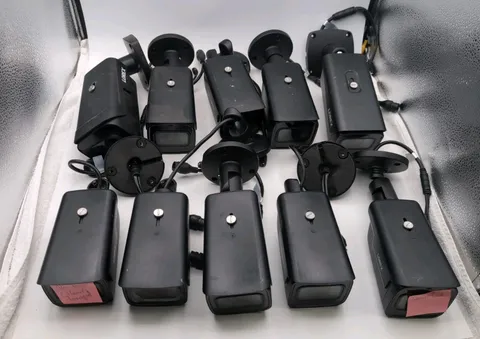 Lot Of 11 Broken Lorex LNB9282C 4K IP Black Security Camera PARTS/REPAIR