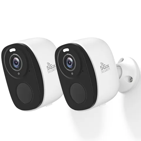 2Pack Security Cameras Outdoor Wireless,2K 5G/2.4GHz WiFi,Siren