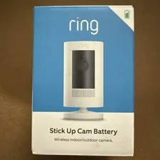 BRAND NEW IN BOX Ring Stick Up Cam Battery HD Security Camera
