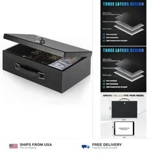 xydled Fire Resistant Safe Fire Safe Box with Key Lock for Home Office Securi...