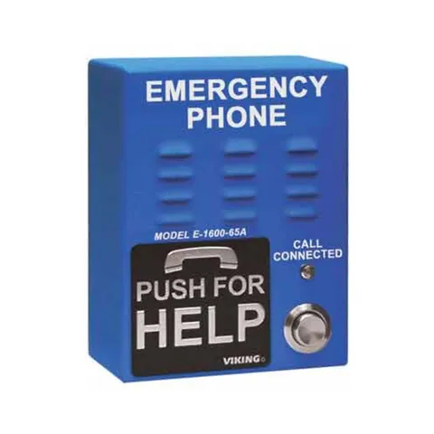 Viking Electronics - E-1600-65A - ADA Compliant Emergency Phone with Dialer and