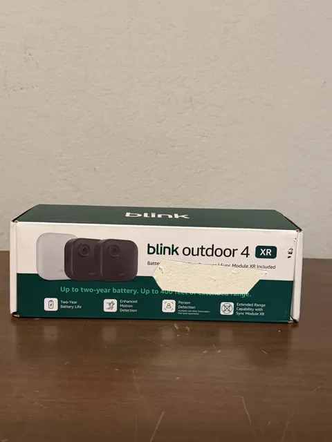 (2 Pack) Blink Outdoor 4 XR Battery Powered Camera w/ Sync Module