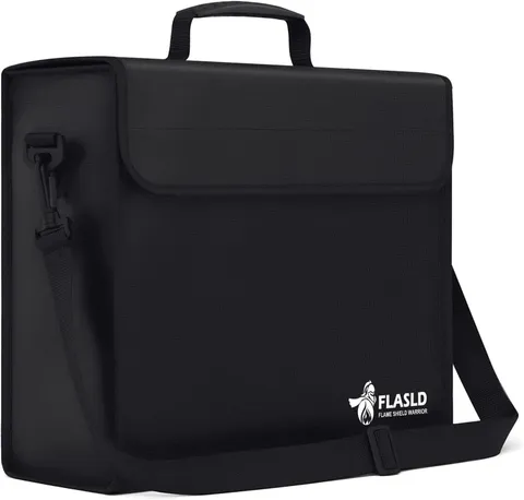 Fireproof Document Bags, 15X12X5� Large Fireproof & Water Resistant Bag, Holder