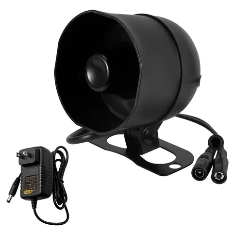 WiFi Horn Siren 120dB Home Security Alarm with Power Adapter Work with Tuya APP