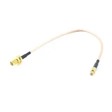 RF Jumper Cable Female RP-SMA Jack to MCX Male Pigtail Cable RG316 23cm
