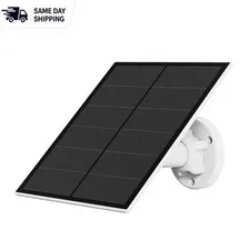 Adjustable 5W Solar Panel for Rechargeable Battery Cameras -  Waterproof