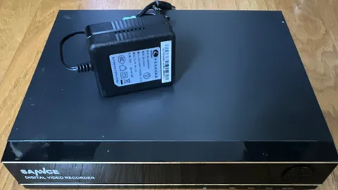 SANNCE DH41NK 4-Channel CCTV DVR, BNC HDMI LAN, Power Adapter