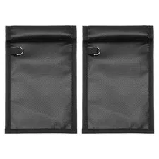 2 Pcs Faraday Bags, 10.4 x 4.7 Inch Phone Car Keys Fob Protector Faraday Bags...