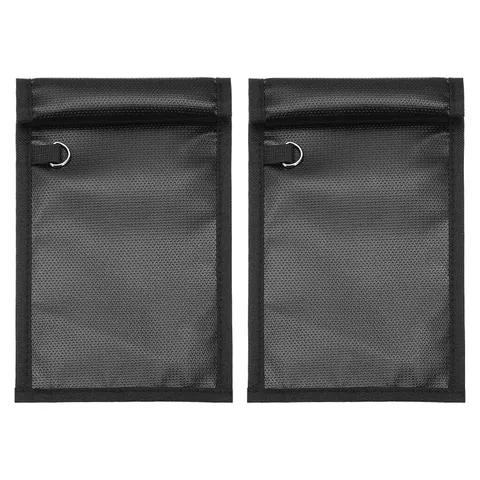 2 Pcs Faraday Bags, 10.4 x 4.7 Inch Phone Car Keys Fob Protector Faraday Bags...