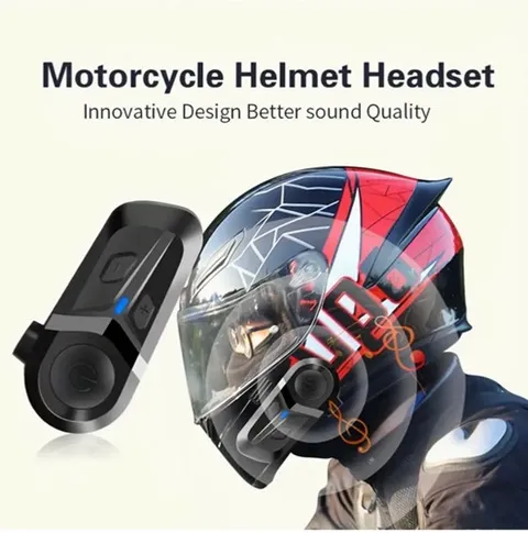 Wireless Bluetooth Helmet Headset Speaker Headphone Mic Motorcycle Handsfree