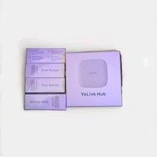 Yolink security starter kit-one hub/ 4 door sensors 