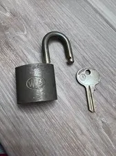 Vintage WB Lock with Working Key