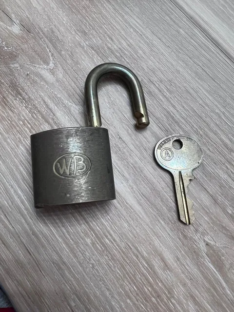 Vintage WB Lock with Working Key