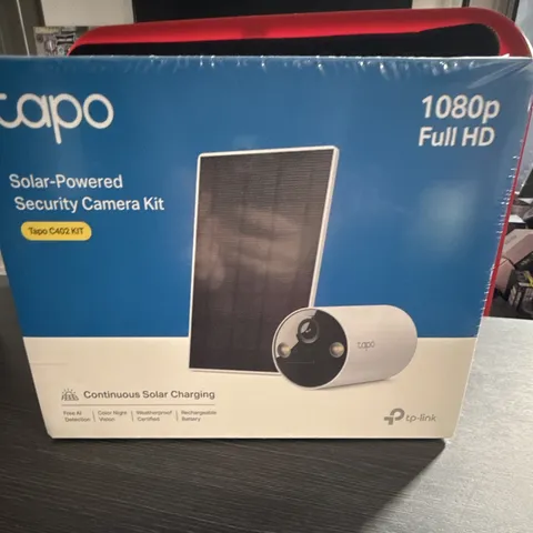 Tapo C402 KIT 1080p Solar Wi‑Fi Security Camera Night Vision 2‑Way Alexa