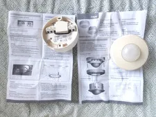Hager Motion movement Detector PIR Sensor 52370 360° 2x untested