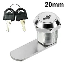 Cam Lock Cabinet Drawer Mailbox Locker Security Lock with 2 Keys 16-30mm