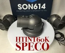 SPECO HTINT60K Indoor/Outdoor Vandal Turret Camera 2.8-12mm 1000TVL 1.3MP TESTED