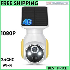 Camara De Seguridad Solar HD Wifi Inalambrica Con Vision Nocturna Para Exterior