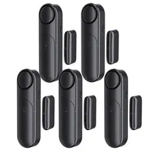 Window and Door Alarm When Opened (5 Pack) for Kids Safety/Home Security, Sli...