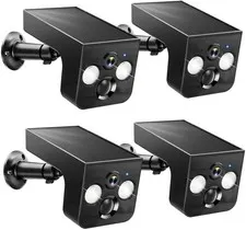 4Pack Solar Security Cameras Wireless Outdoor 2K WiFi Waterproof Motion Detectio