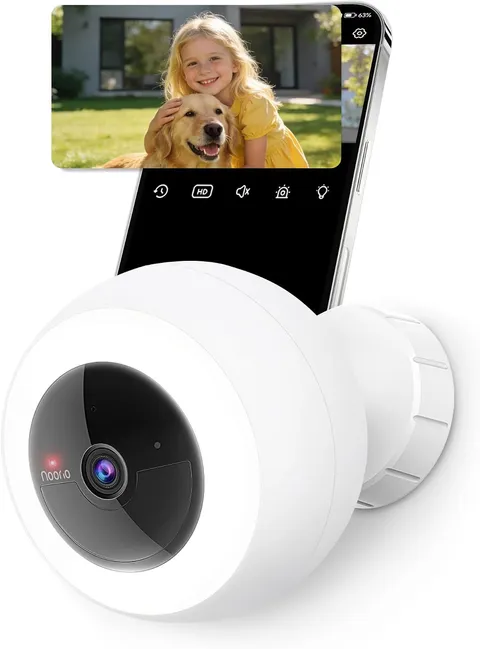 2K Security Cameras Wireless Outdoor, 12600Mah Battery-Powered Solar Camera with