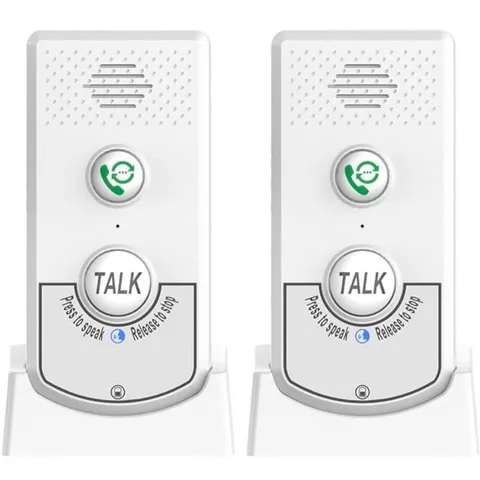 Wireless Voice Intercom Doorbell H8 Home Care 2-Way Radio walky talky style