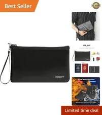 Fireproof Money Bag 2000℉ - Water-Resistant Document Organizer for A5 Essentials