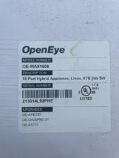 OpenEye OE-MAX1608 16 Port Hybrid Appliance, Linux, 8TB