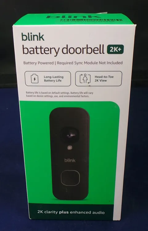 Blink Battery Doorbell 2K+ (newest model) Wireless Video Night Vision BRAND NEW